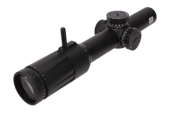 EOTech VUDU 1-6x24mm FFP tactical riflescope has a 30mm main tube and extended throw lever